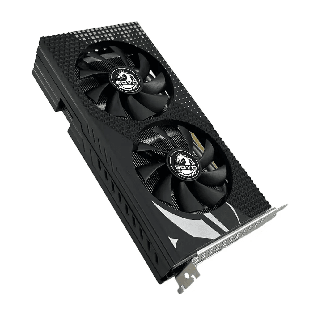 Carte Graphique Radeon RX580 8G d'Origine SOYO - Performances de Jeu Exceptionnelles avec 8 Go de Mémoire GDDR5, Interfaces HDMI et DisplayPort Triple, Compatible PCIE 3.0x16 pour Ordinateur de Bureau AMD