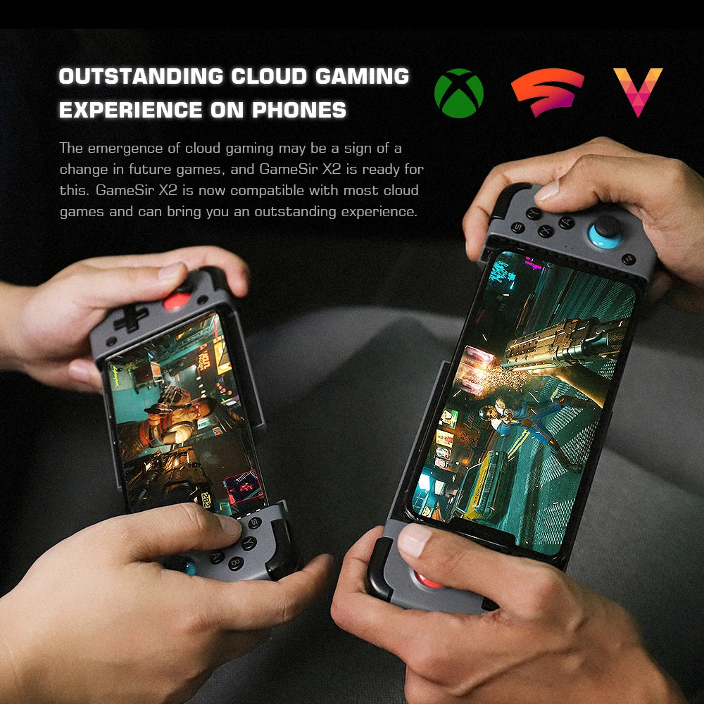 Manette de jeu GameSir X2 pour téléphone portable - Expérience de jeu ultime sur Cloud et Xbox