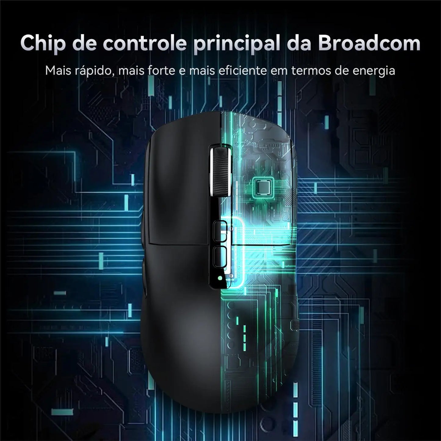 X3 Attack Shark - Souris de Jeu Légère, Connexion Trimode, 26000dpi, 650IPS, 49g